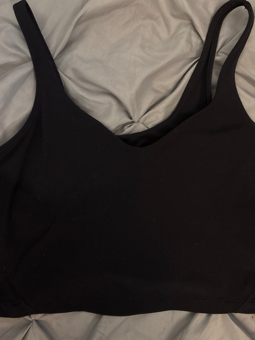 lululemon athletica Black Cropped Align Tank